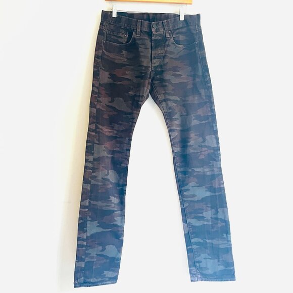 J BRAND TYLER PERFECT SLIM CUT CAMO JEANS 32 - Picture 1 of 6